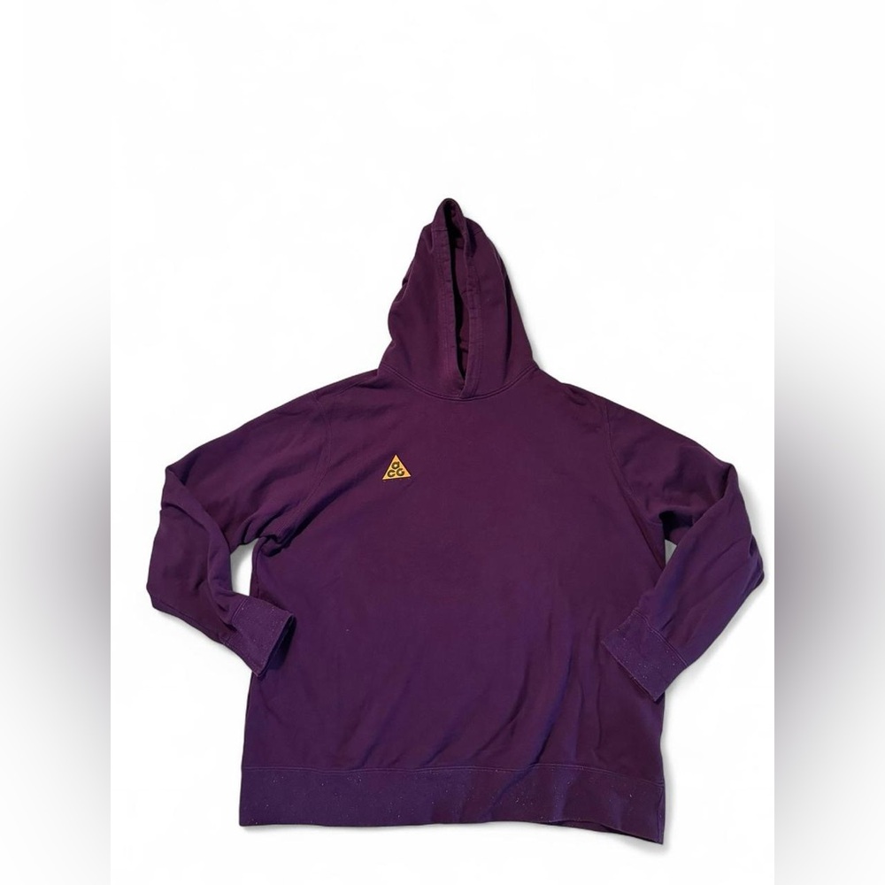 Nike ACG Men’s Speckled‎ Night Purple Cotton Pullover Hoodie Size XXL